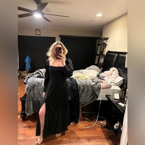 Reformation Black Maxi Dress